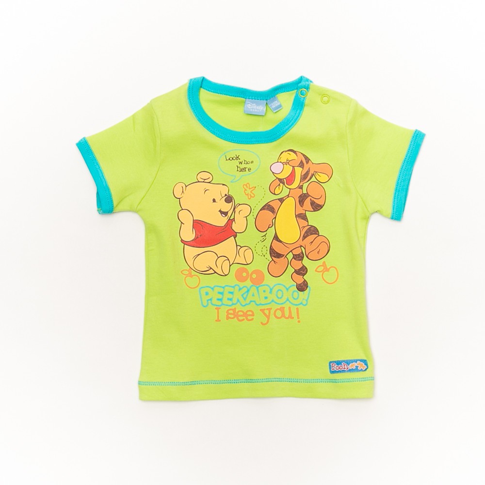 Tricou verde bebe - JTK1265 - 4Kids Romania