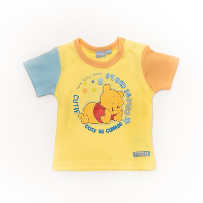 Tricou galben bebe - JTK9152G - 4Kids Romania