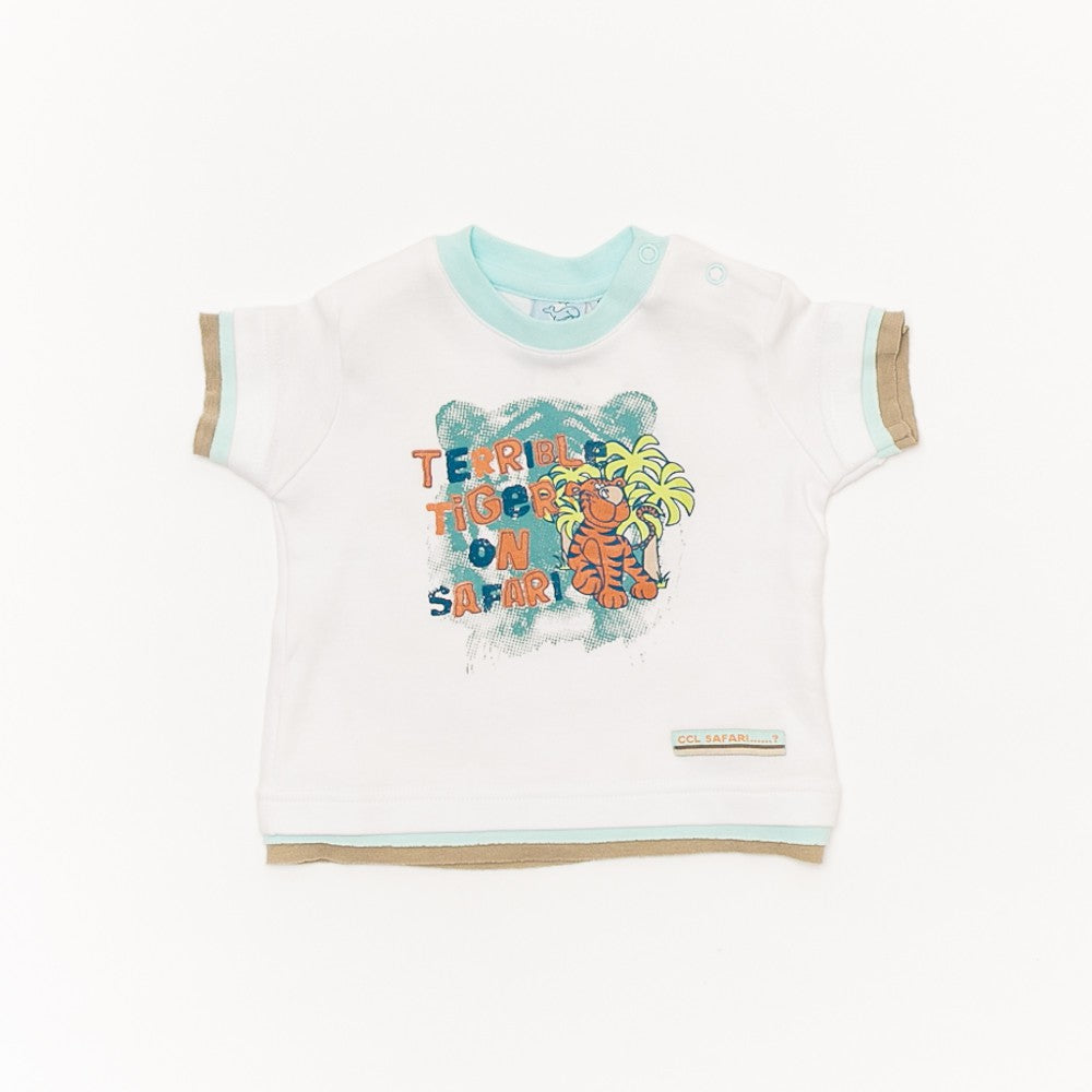 Tricou alb bebe - JTJM9735A