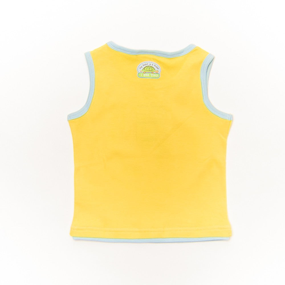 Tricou galben bebe - JVK1288G