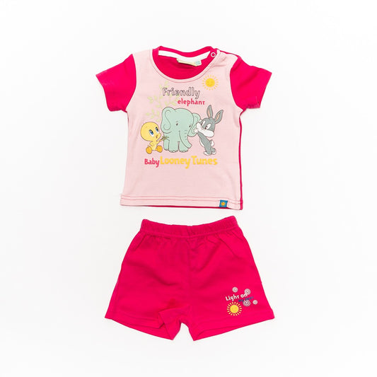 Pijamale fucsia fete - JTSET1345 - 4Kids Romania