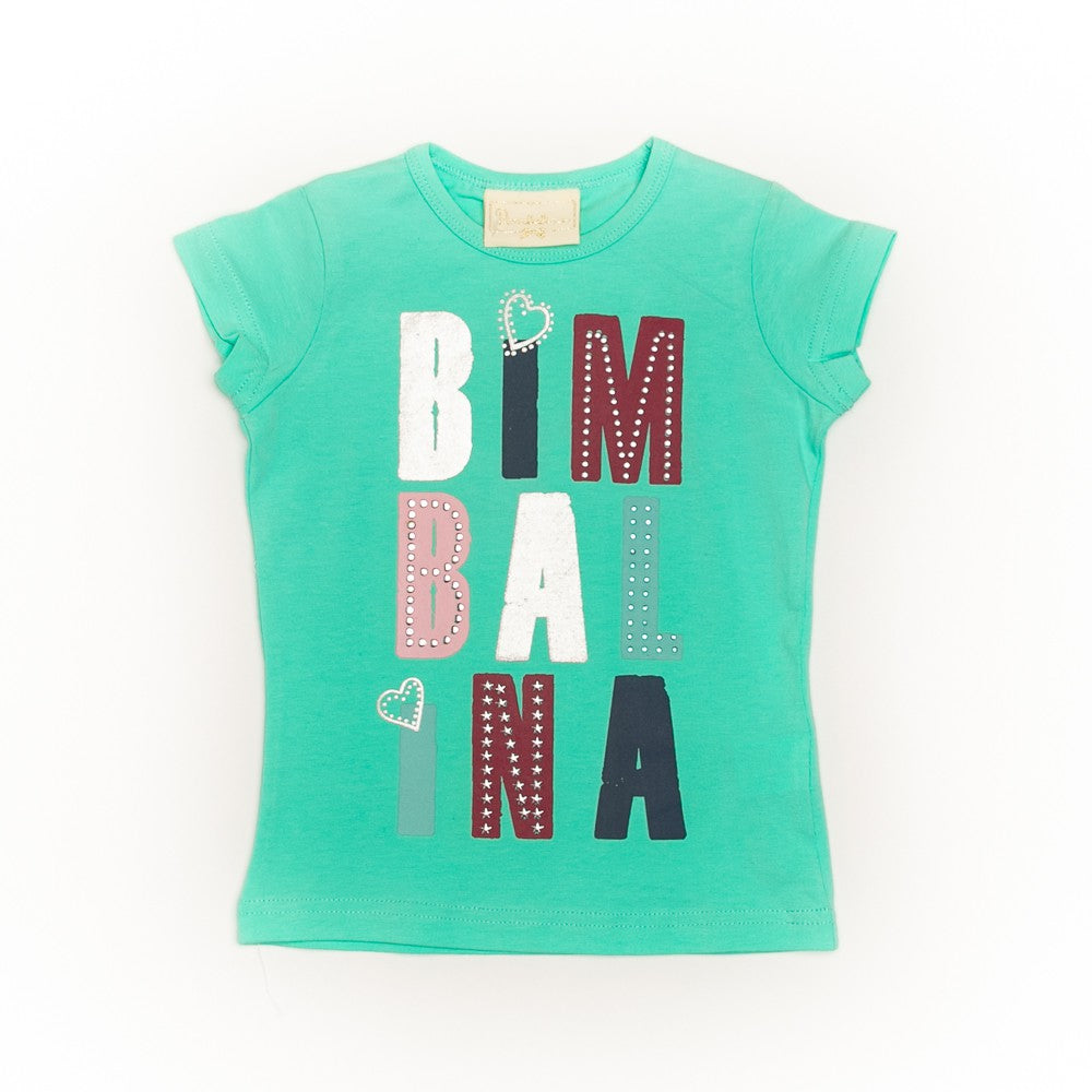 Tricou elastic copii, Bimbalina, verde, 44440-2 - 4Kids Romania