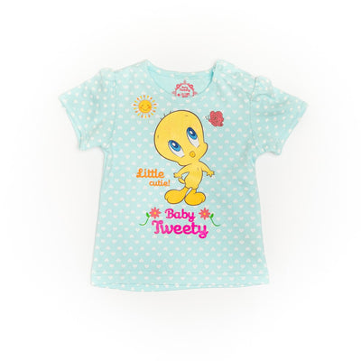 Tricou bleu fete - JTK1281 - 4Kids Romania