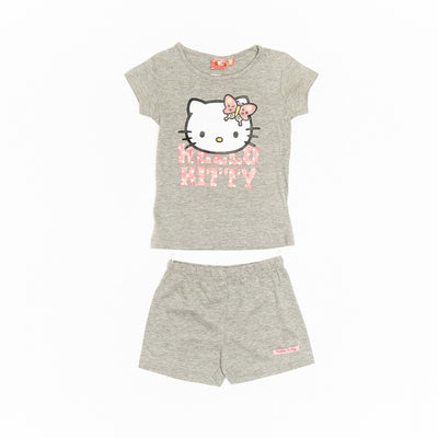 Pijamale gri fete - HK4265G - 4Kids Romania