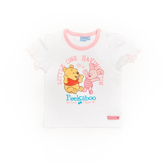 Tricou alb fete - JTK1267A - 4Kids Romania