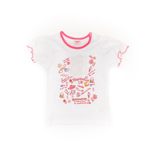 Tricou alb fete - JTJM1206A - 4Kids Romania