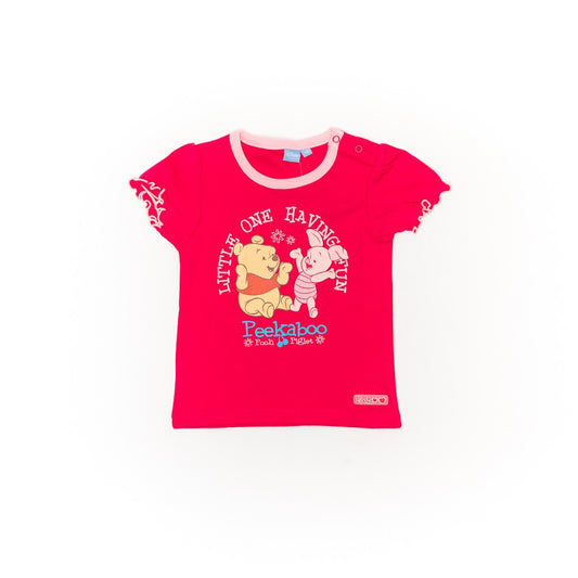 Tricou fucsia fete - JTK1267F - 4Kids Romania