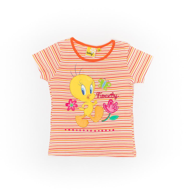 Tricou portocaliu fete - GTYJ4405P - 4Kids Romania