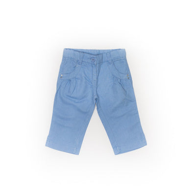 Pantaloni lungi de bulgi, Bimbalina, fetite, albastri, 51422-2 - 4Kids Romania