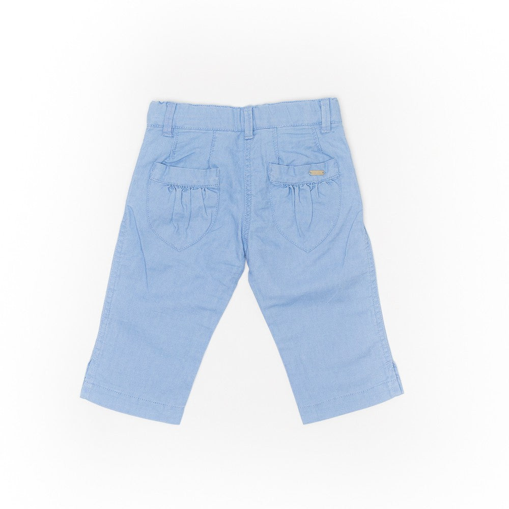 Pantaloni lungi de bulgi, Bimbalina, fetite, albastri, 51422-2 - 4Kids Romania