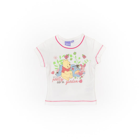 Tricou alb fete - GTK7446 - 4Kids Romania