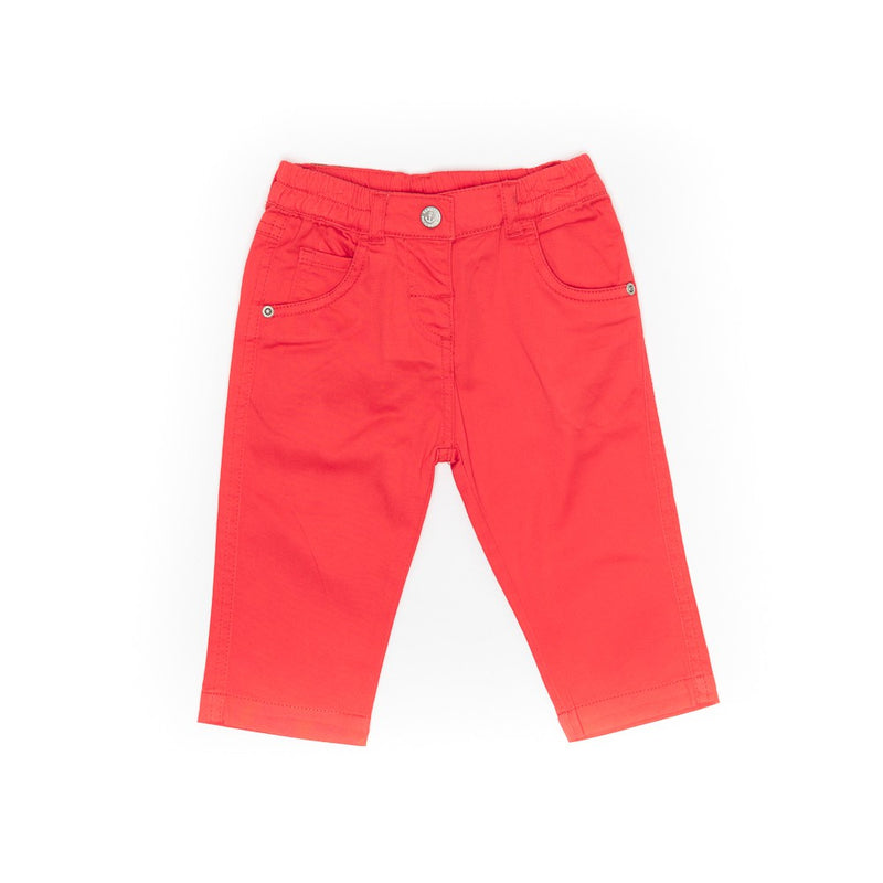 Pantaloni lungi copii, Bimbalina, din bumbac, rosii, 23232 - 4Kids Romania