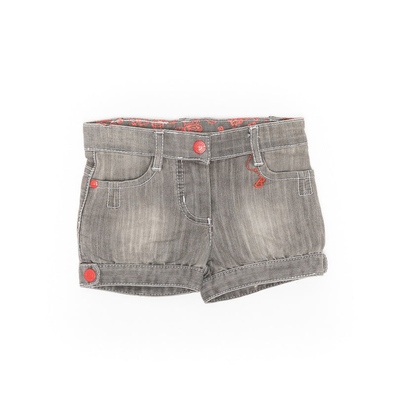 Pantaloni scurti de blugi, Bimbalina, gri, 23412 - 4Kids Romania