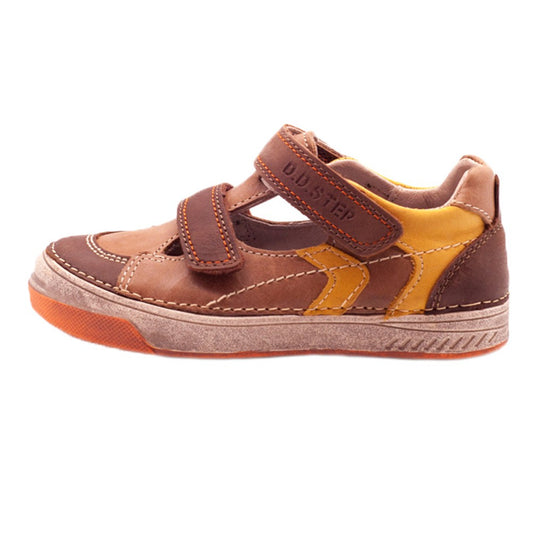 Pantofi decupati din piele naturala, D.D.step, maro, 040-11A - 4Kids Romania