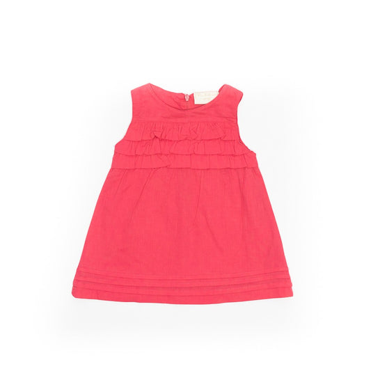 Rochita fara maneci bebe, Bimbalina, fucsia, 20246-1 - 4Kids Romania