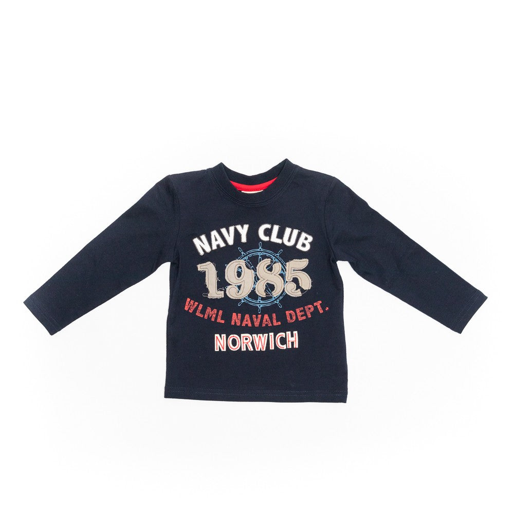 Bluza baietei, Wooloo Mooloo, Navy Club, bleumarin, 38720-1 - 4Kids Romania