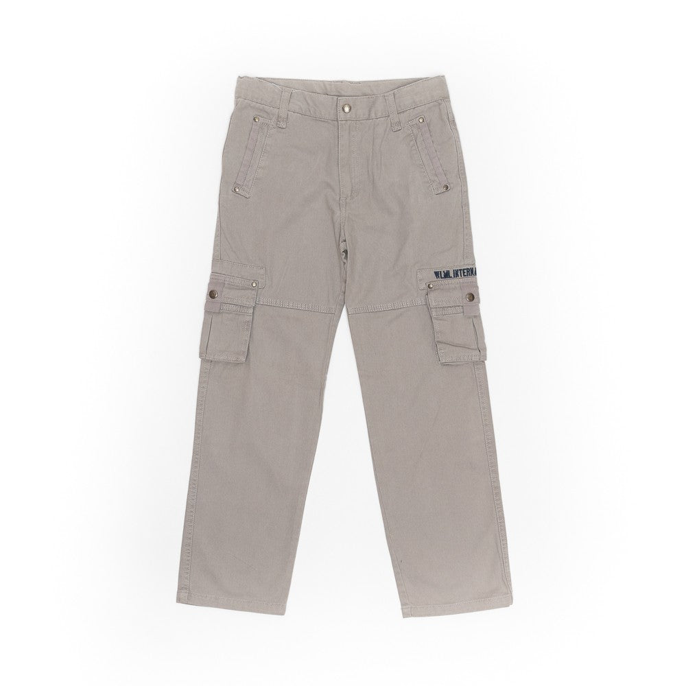 Pantaloni baieti, Wooloo Mooloo, cu buzunare, crem, 32722-2 - 4Kids Romania