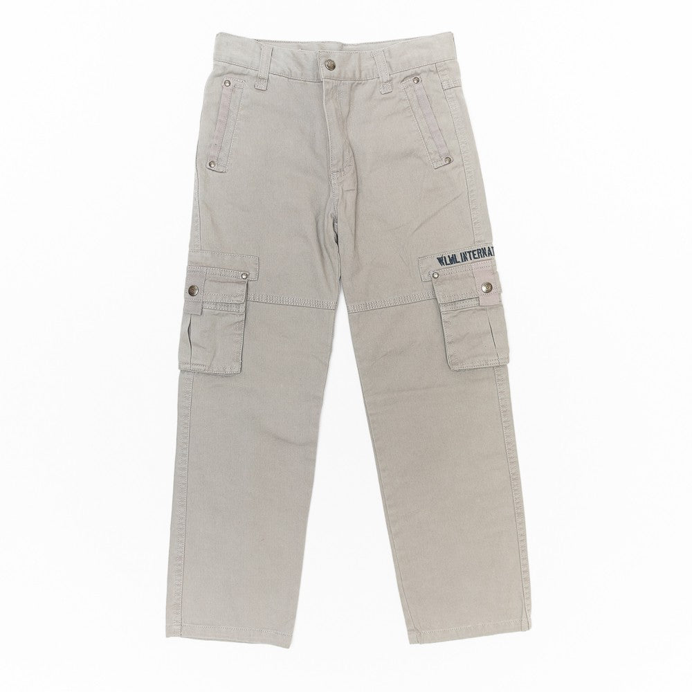 Pantaloni baieti, Wooloo Mooloo, cu buzunare, crem, 32722-2