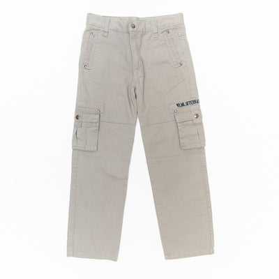 Pantaloni baieti, Wooloo Mooloo, cu buzunare, crem, 32722-2 - 4Kids Romania