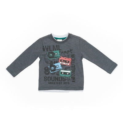 Bluza pentru copii, Wooloo Mooloo, gri, 52740-1 - 4Kids Romania