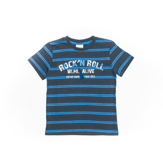 Tricou cu dungi baieti, Wooloo Mooloo, Rock'n roll, 31330 - 4Kids Romania