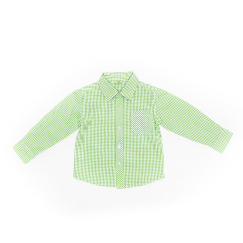 Camasa in carouri baieti, Wooloo Mooloo, verde, 22341 - 4Kids Romania