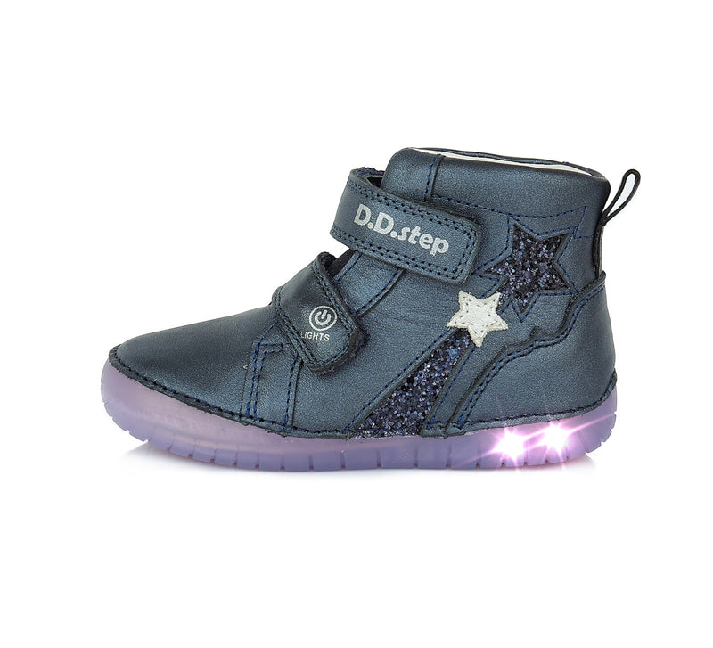 Ghete Neimblanite cu Led, D.D.step, Fete, Flexibile, A050-288 - 4Kids Romania