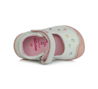 Balerini din Piele Fetite, D.D.step, Flexibili, Usori, H073-585 - 4Kids Romania