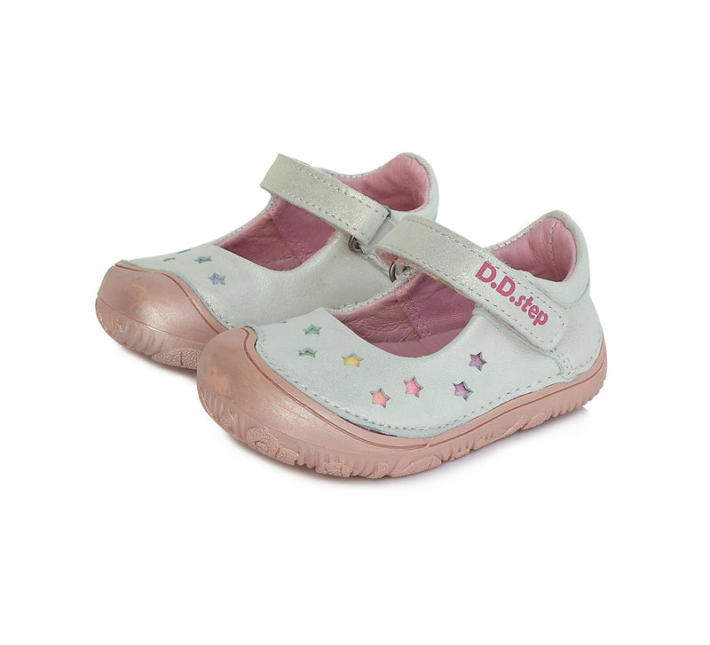 Balerini din Piele Fetite, D.D.step, Flexibili, Usori, H073-585 - 4Kids Romania