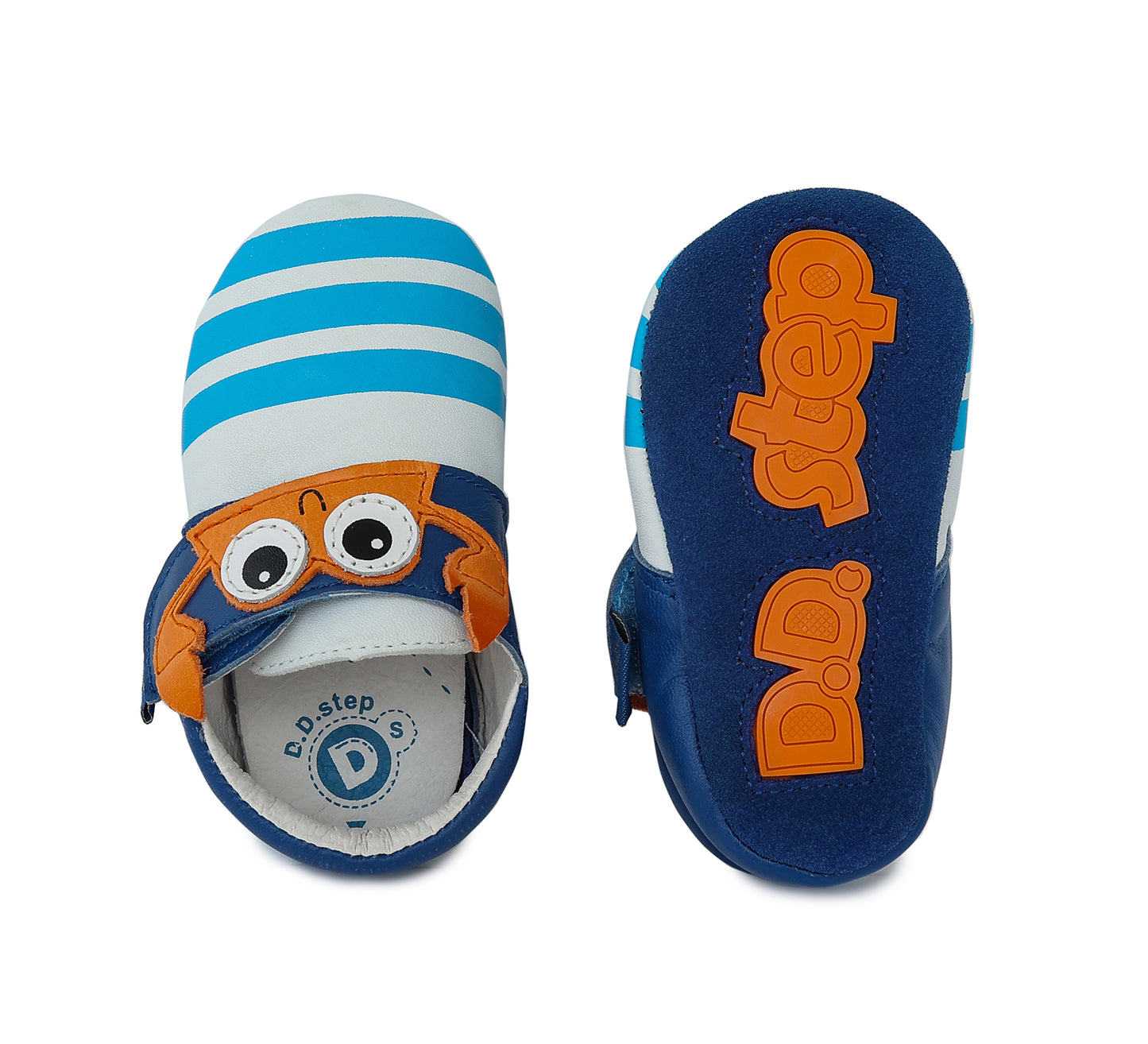 Botosei nou nascuti model crab, D.D.step, bleu, K1596-560A - 4Kids Romania