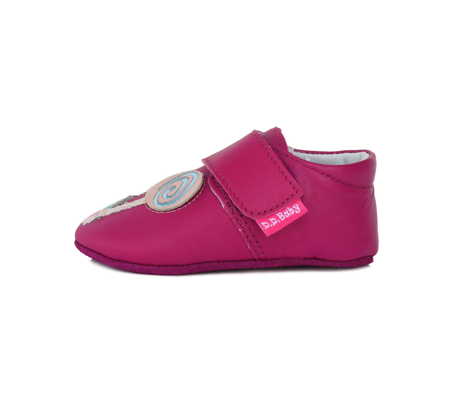 Botosei bebelusi cu scai, D.D.step, fucsia, K1596-991A - 4Kids Romania