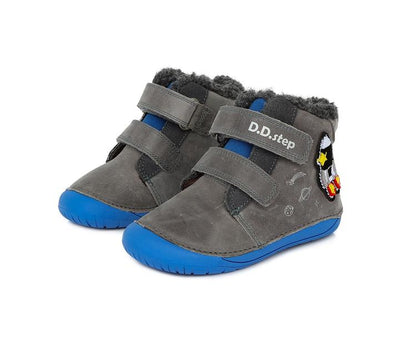 Ghetute cu scai baietei, D.D.step, Barefoot, Cosmos, imblanite, W070-252 - 4Kids Romania