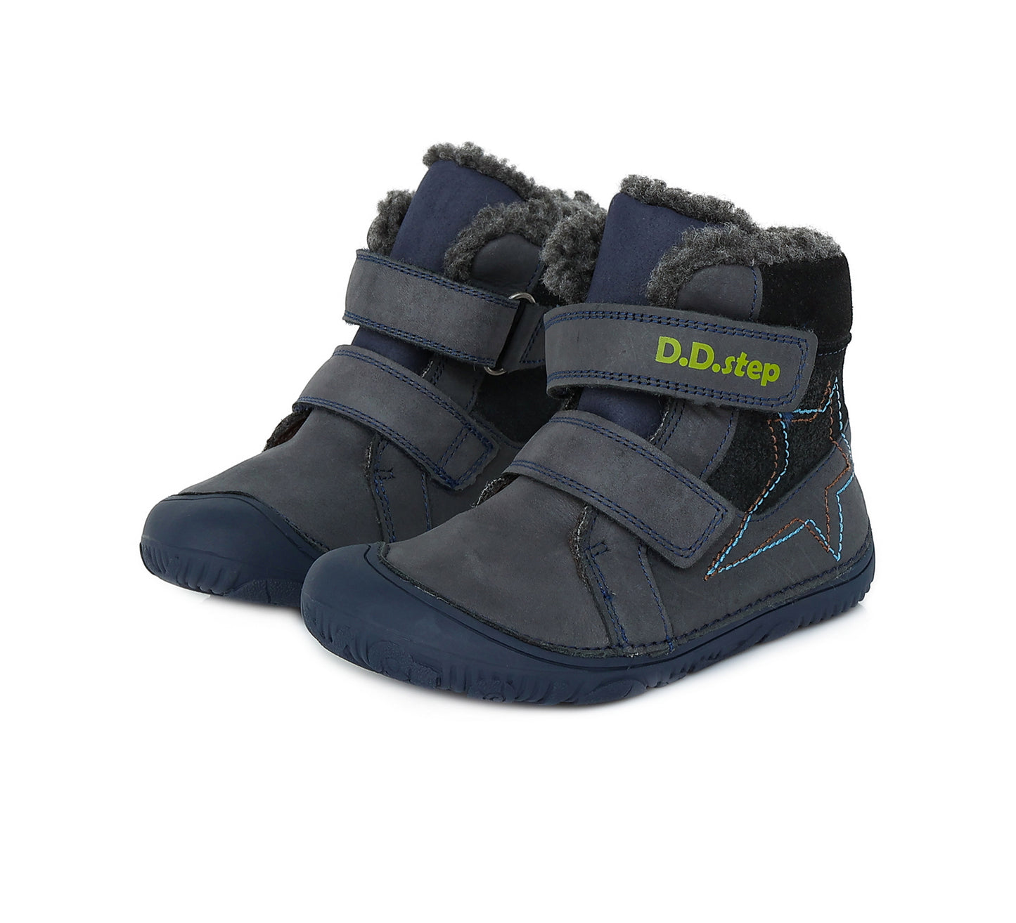 Ghetute Barefoot imblanite, D.D.step, Star, W073-688 - 4Kids Romania