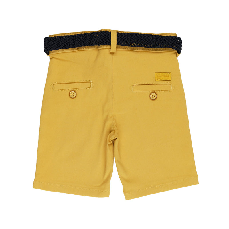 Tinuta de Vara Copii, Montella, Pantaloni Galbeni Mustar, MK-7014 - 4Kids Romania