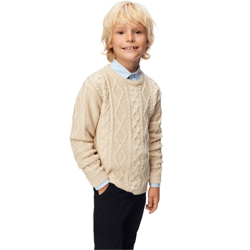 Tinuta Casual Baieti, Montella, cu Camasa Bleu, 3 Piese, MT-4019 - 4Kids Romania