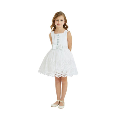 Rochie Alba Fete, Pamina, tip Clos, 32200PR - 4Kids Romania