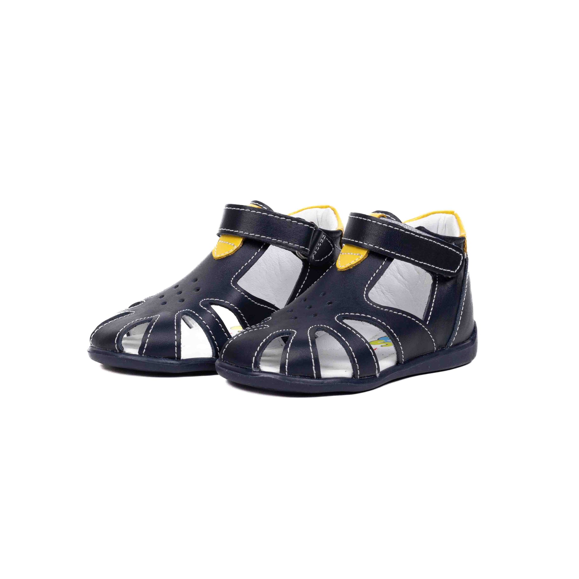 Sandalute din Piele Baieti, 4Kids - cu Scai, Flexibile, 410