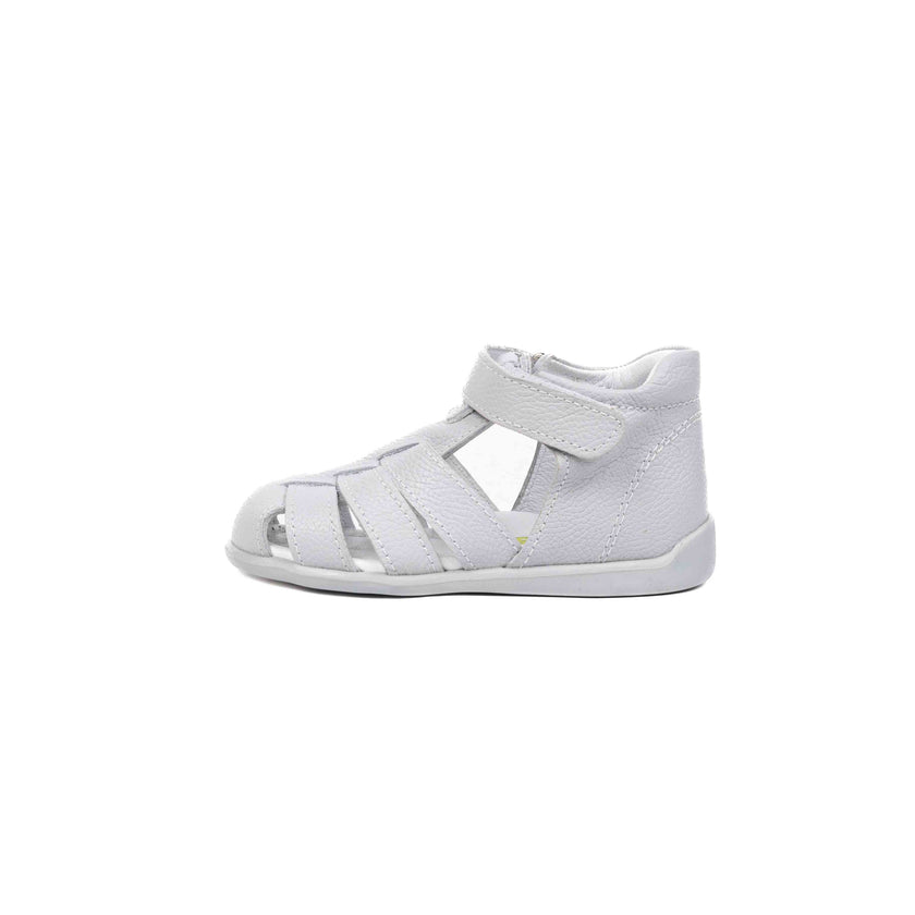 Sandalute din Piele Baieti, 4Kids - cu Scai, Usoare, Gri, 421