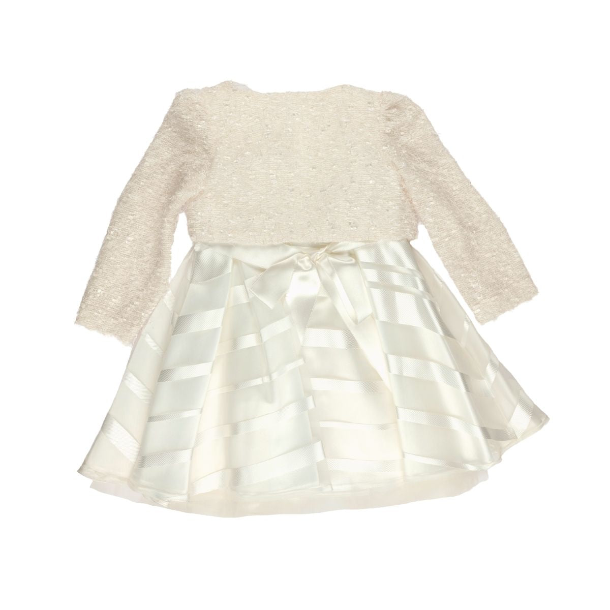 Rochie Eleganta Fetite, cu Bolero, Alba, 2512A