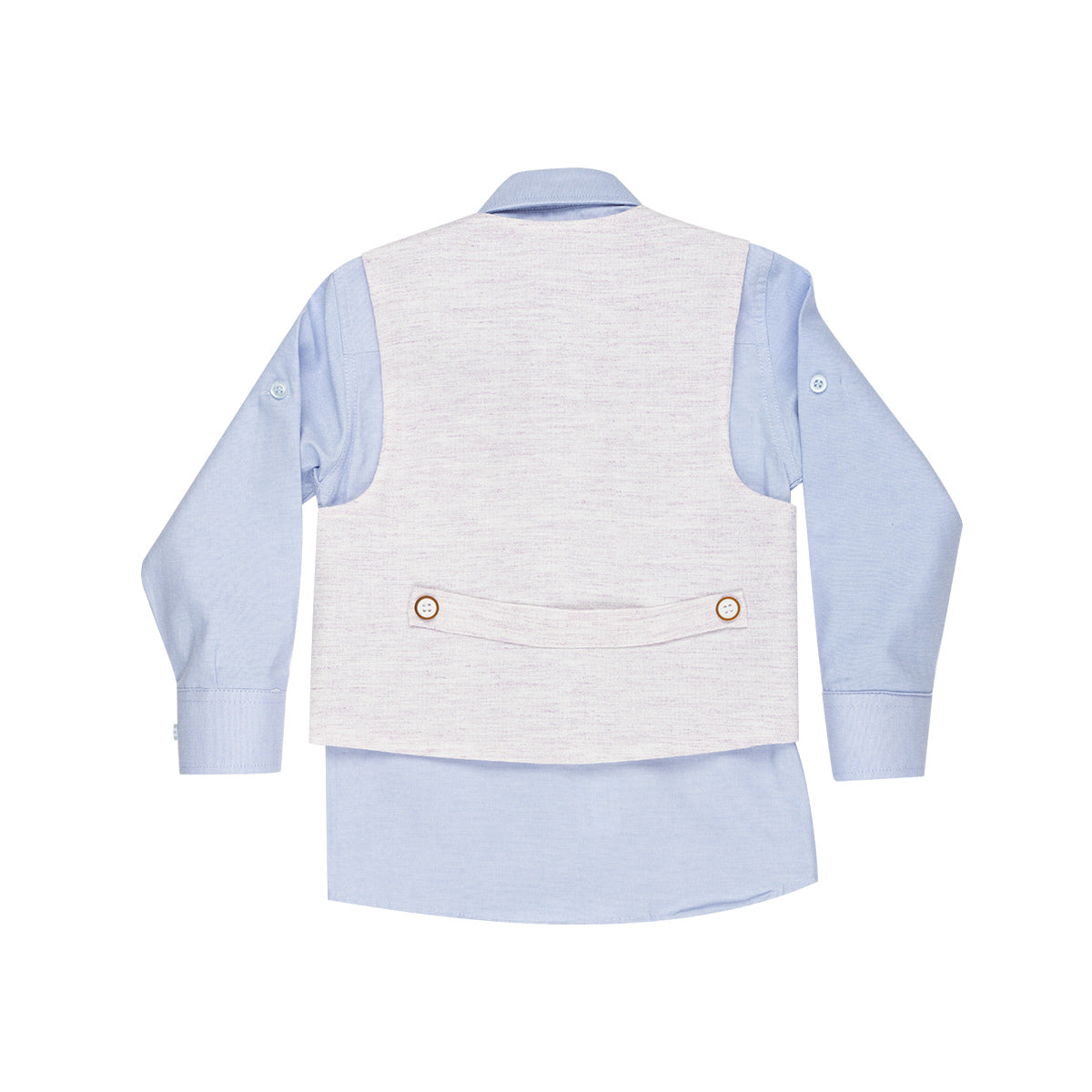 Costum Elegant din 4 Piese, Montella, Baieti, Lila, MY-5131 - 4Kids Romania